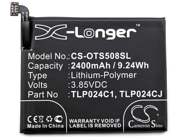 

Cameron Sino High Quality Battery TLP024C1, TLP024CJ for Alcatel One Touch Shine Lite, One Touch Shine Lite TD-LTE, OT-5080X
