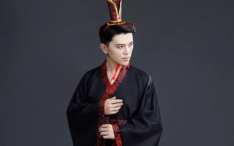 Древний китайский костюм для мужчин, традиционная китайская танцевальная одежда для женщин с длинным рукавом Hanfu, Атласный халат, платье для мальчика, династии Цин
