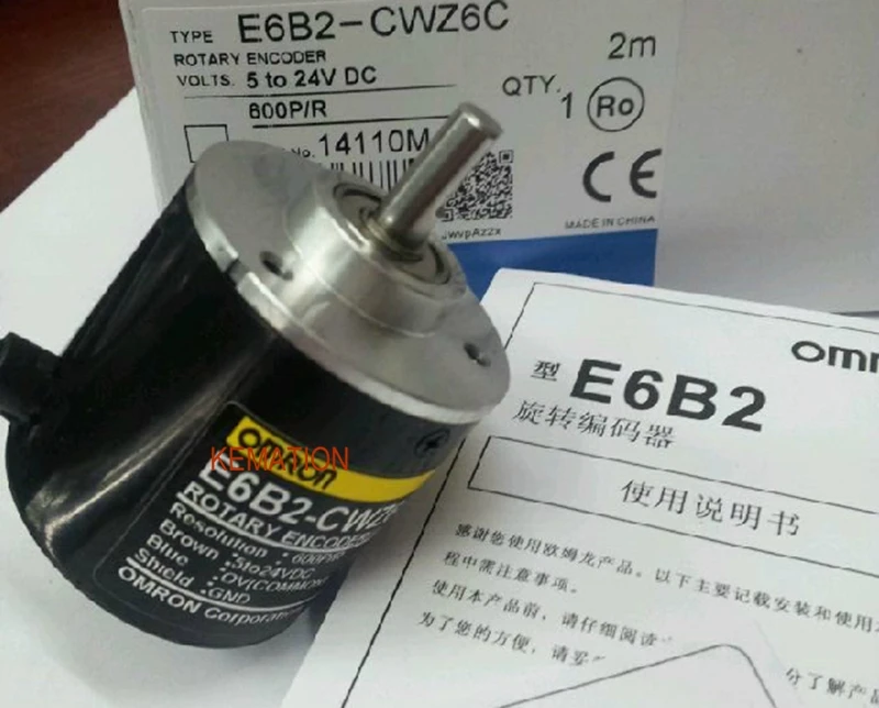 E6B2-CWZ6C 360 P/R OMR энкодер 360PPR E6B2CWZ6C NPN открытым коллектором Выход 5-24 В постоянного тока
