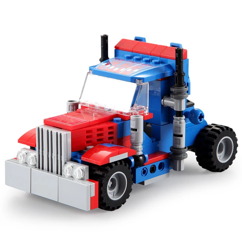 

Building Blocks Set Robot Car Truck Model Deformation 2in1 Transformation Serie compatible with legoed toys for boy Christmas