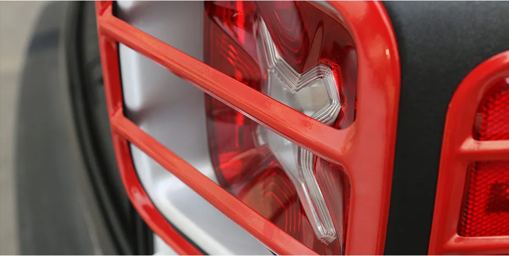 SHINEKA автомобильный стильный задний светильник с рамкой, задний фонарь с металлической рамкой для Jeep Renegade