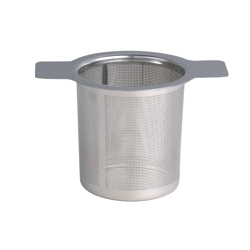 

Reusable Stainless Steel Tea Infuser Basket Fine Mesh Tea Strainer With 2 Handles Lid Tea and Coffee Filters for Loose Tea Leaf