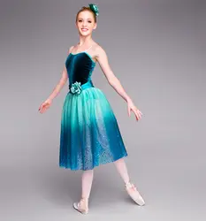2018 Новый Благородный балетный Профессиональный балерина платье для женщин классический балетный танцевальный костюм для детей Ropa De Balet B-2410