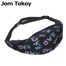 Jom Tokoy, Новая цветная поясная сумка для мужчин, поясная сумка, стильная сумка на пояс с надписью RAD color, женский пояс для денег, дорожная поясная сумка