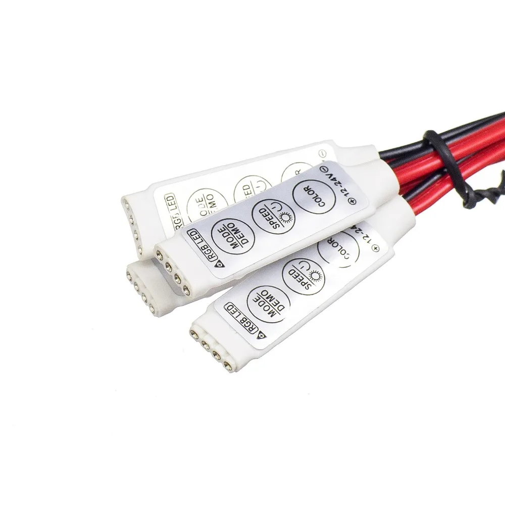 OSIDEN мини 3 Ключи один Цвет RGB светодиодный контроллер Яркость Dimmer12V-24v 6A для светодиодный 3528 5050 полосы света легко работать ключ