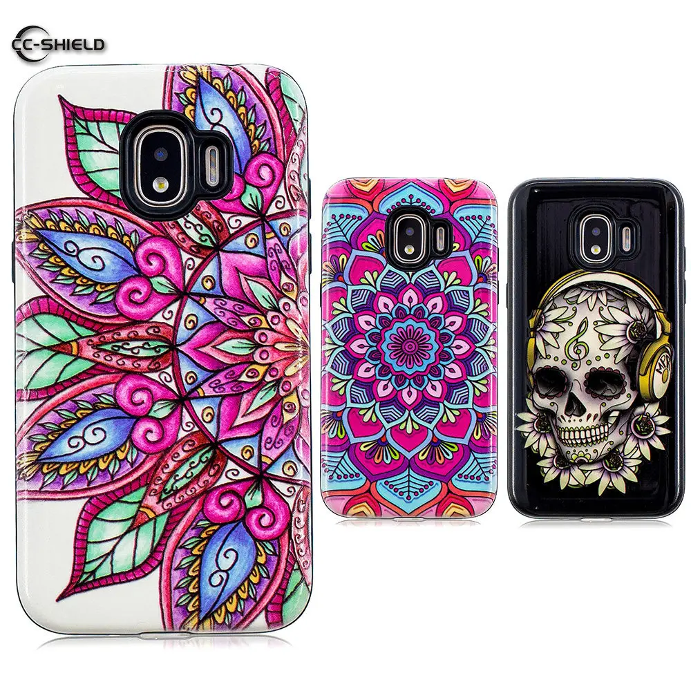 Phone Case for Samsung Galaxy J2 2018 J250 J250F/DS J250G Luxury Painted TPU Soft Silicone Cover SM-J250F/DS SM-J250G Back Cover