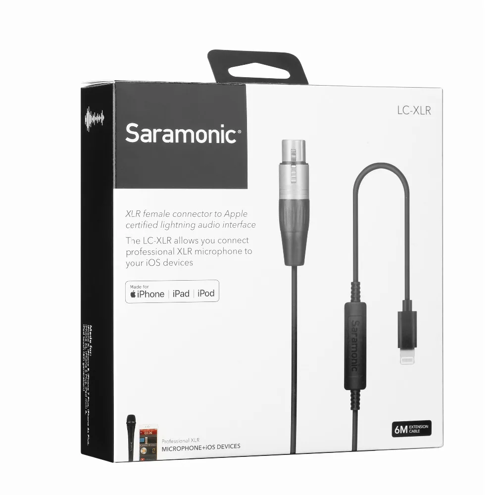 Saramonic LC-XLR 3 Pin XLR (Female) Microphone to