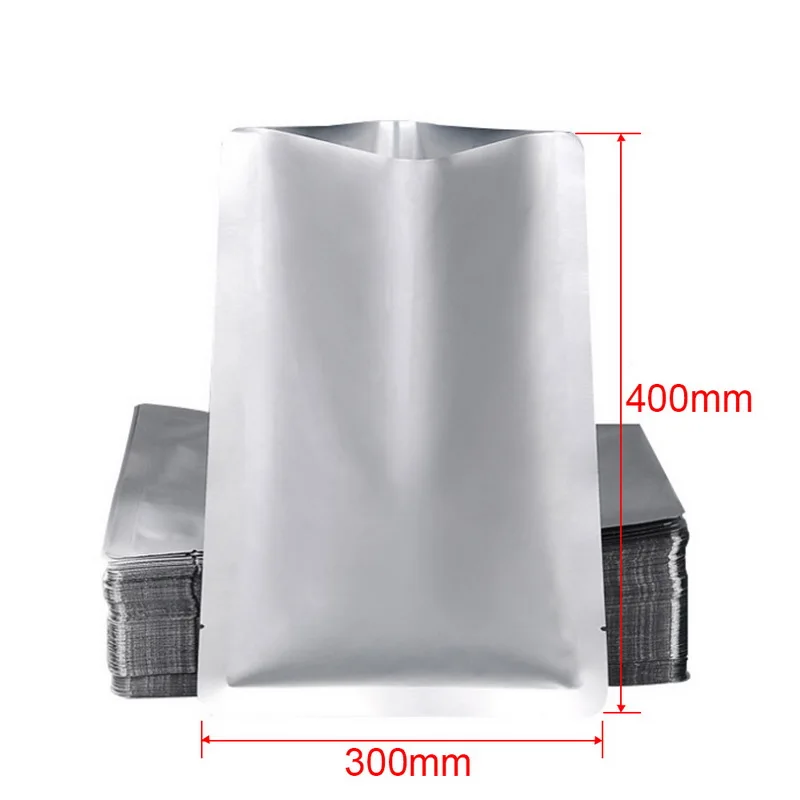 Hoomall 100 шт многоразмерный вакуумный уплотнитель алюминиевый фольгированный Майларовый мешок с замком для хранения мешков упаковка для хранения продуктов для кухонных инструментов - Цвет: G205856B