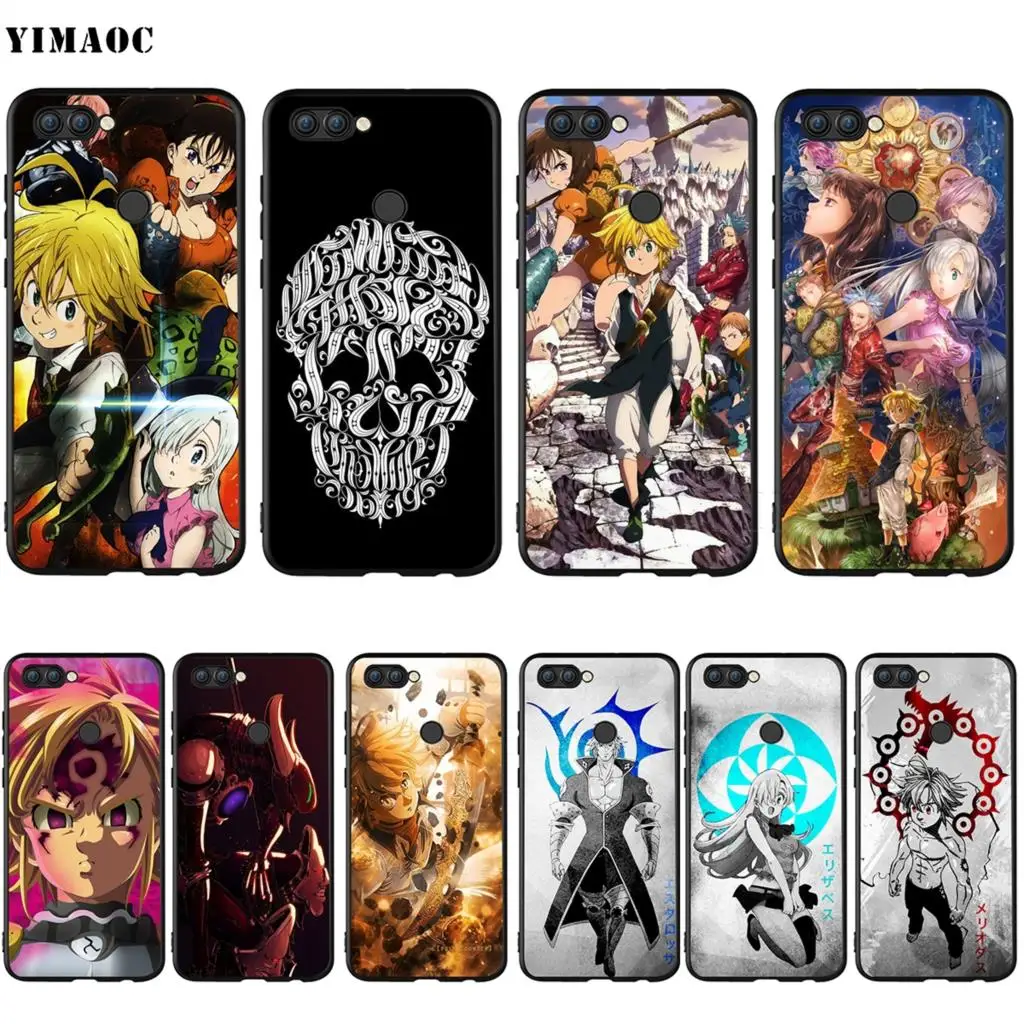 YIMAOC Nanatsu no Taizai Seven Deadly Sin чехол для Huawei Honor Mate P smart Y7 Y9 8C 30 20 10 8x Nova 3i 3 Lite Pro Prime|Бамперы| |