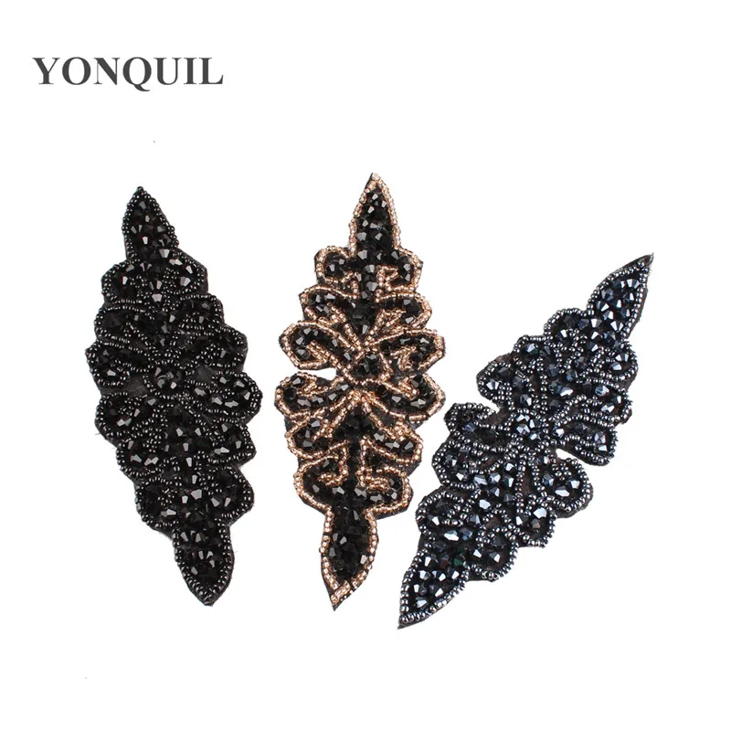 Costura em Strass Applique de Cristal Acessórios de Casamento Vestido de Noite Pedrinhas Centímetros Faça Você Mesmo ou Chapéus Scraf 12 Pçs - Lote Sybb133 4.5*14 3 Acessórios da Moda