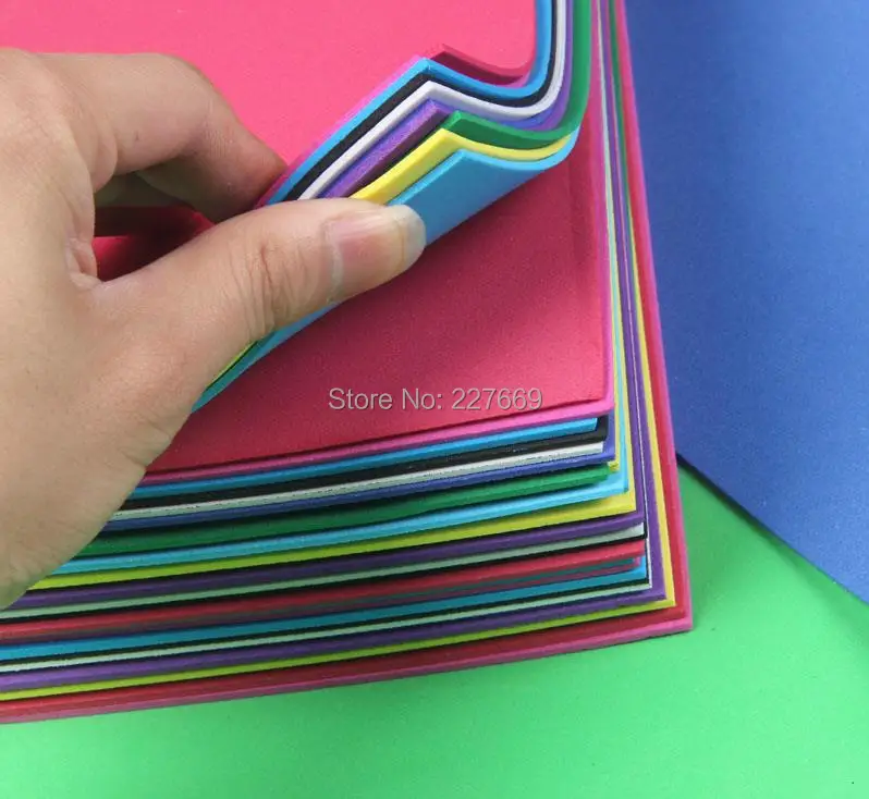 10pcs a4 size eva foam kindergarten diy craft paper handcraft eva large foam sheets for crafts