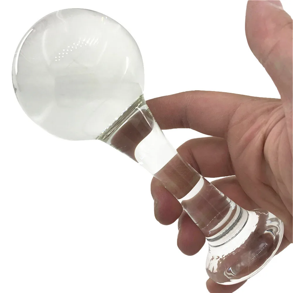 GLASS ANAL PLUG  (13)