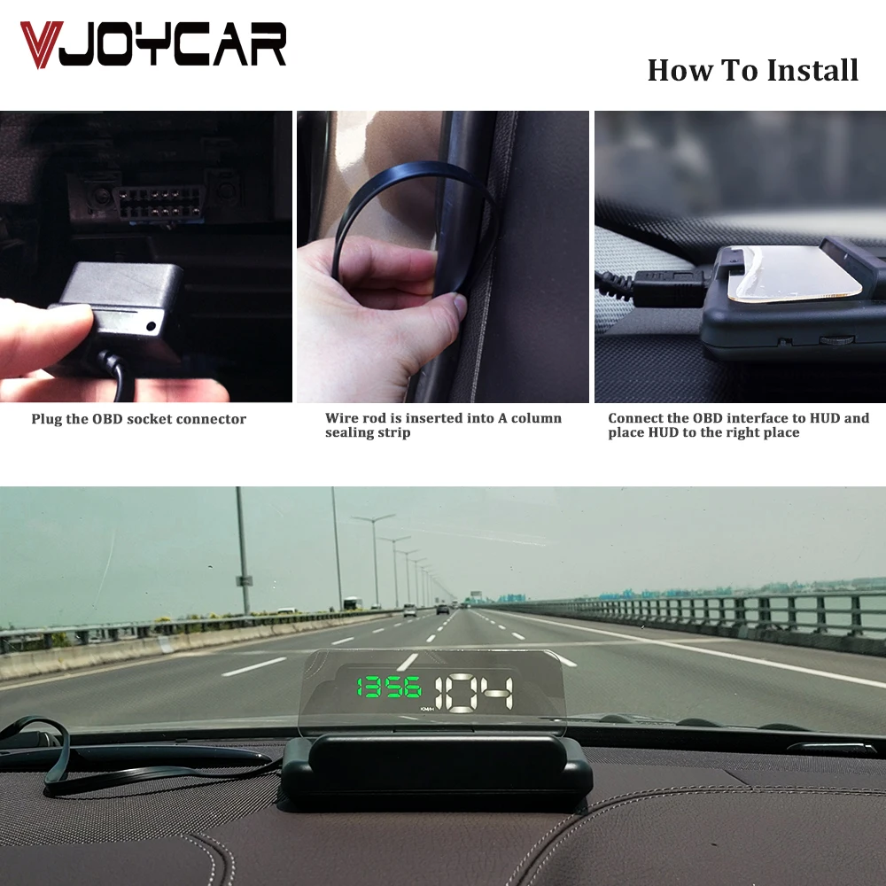 Новый Hud OBD 2 головы вверх дисплей цифровой автомобильный проектор скорости