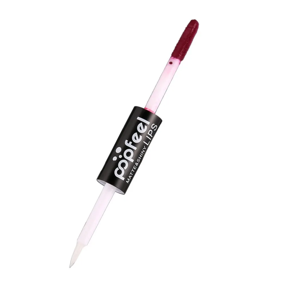 POPFEEL beauty блеск для губ нескользящий матовый и блестящий блеск для губ с увлажняющим маслом для губ Осветляющий стойкий макияж инструмент