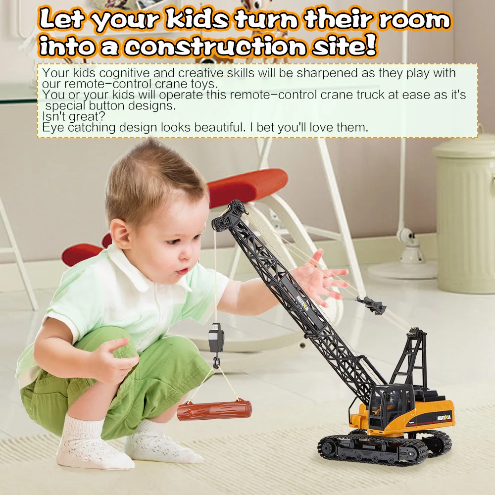 RC игрушки 1572 1/14 2,4 ГГц 15CH дистанционного управления строительный кран инженерный RC автомобильный захват погрузчика грейфер Трактор Игрушки