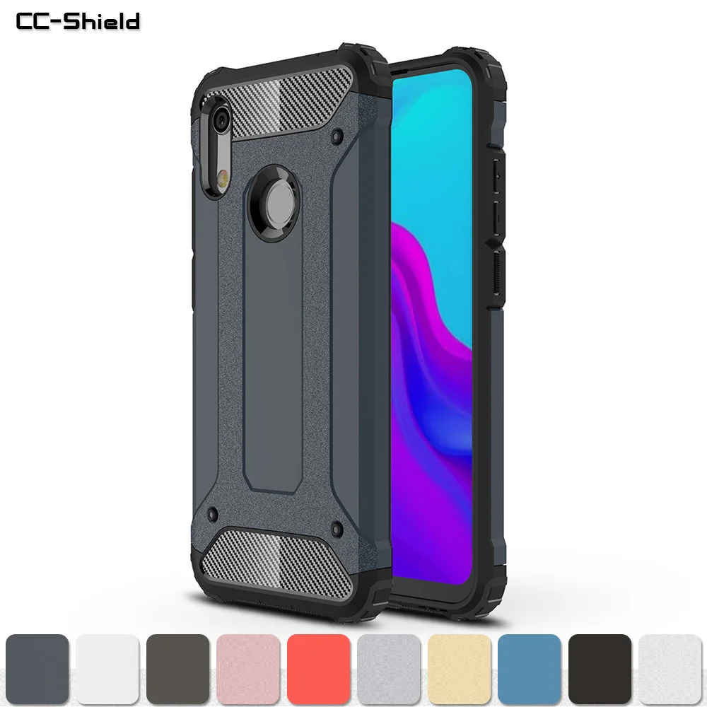 

Armor Case for Huawei Y6 Pro 2019 MRD-LX2 MRD-L22 MRD-LX1F Bumper Case for Huawei Y6 Y 6 2019 MRD L22 LX2 LX1F Protection Cover