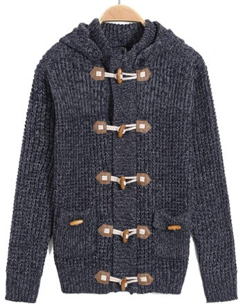 Horns deducción Cardigans 2015 moda hombre invierno suéter