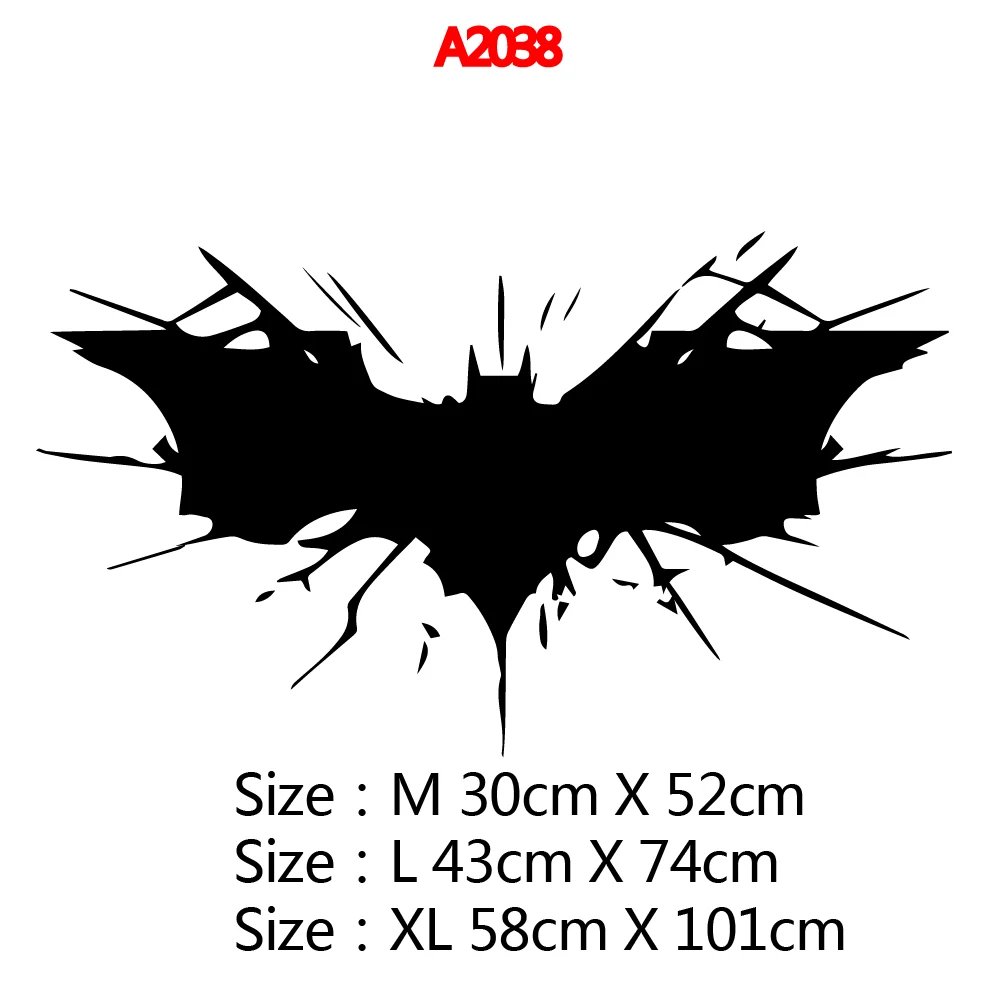 Creative Batman Vinyl Wall Stickers Wall Decor For Kids Room Boy Room Decorative Wall Decals wallsticker adesivo de parede