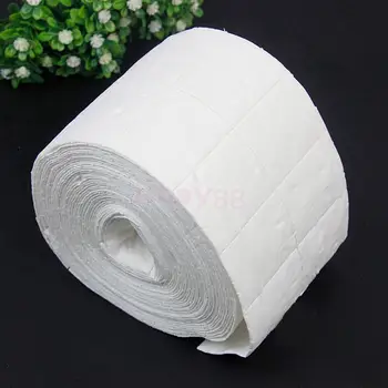 

500Pcs/Roll Nail Art Tools Wipes Gel Acrylic False Nails Polish Remover Pads