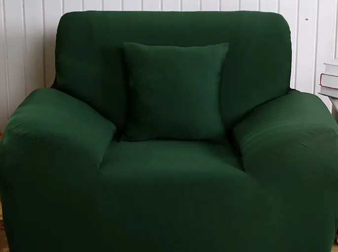 Blackish green Покрывало для дивана эластичный диван преобразует крышку плотно все включено Трехместный домашний декор housse de canape - Цвет: Blackish green