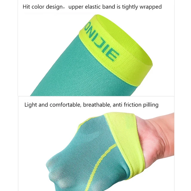 AONIJIE Running Socks Professional Compression Leg Sleeve Shin Guard Cycling Leg Warmers Football Basketball Sports Calf Support