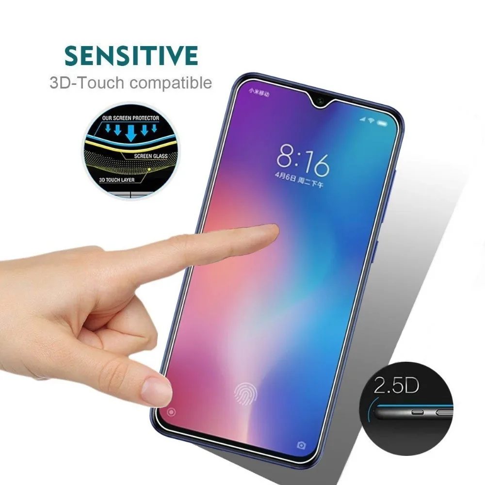 Защитное стекло для xiaomi 9 se 9t pro закаленное Xiaomi Mi Cc9 Cc9e защитная пленка телефона