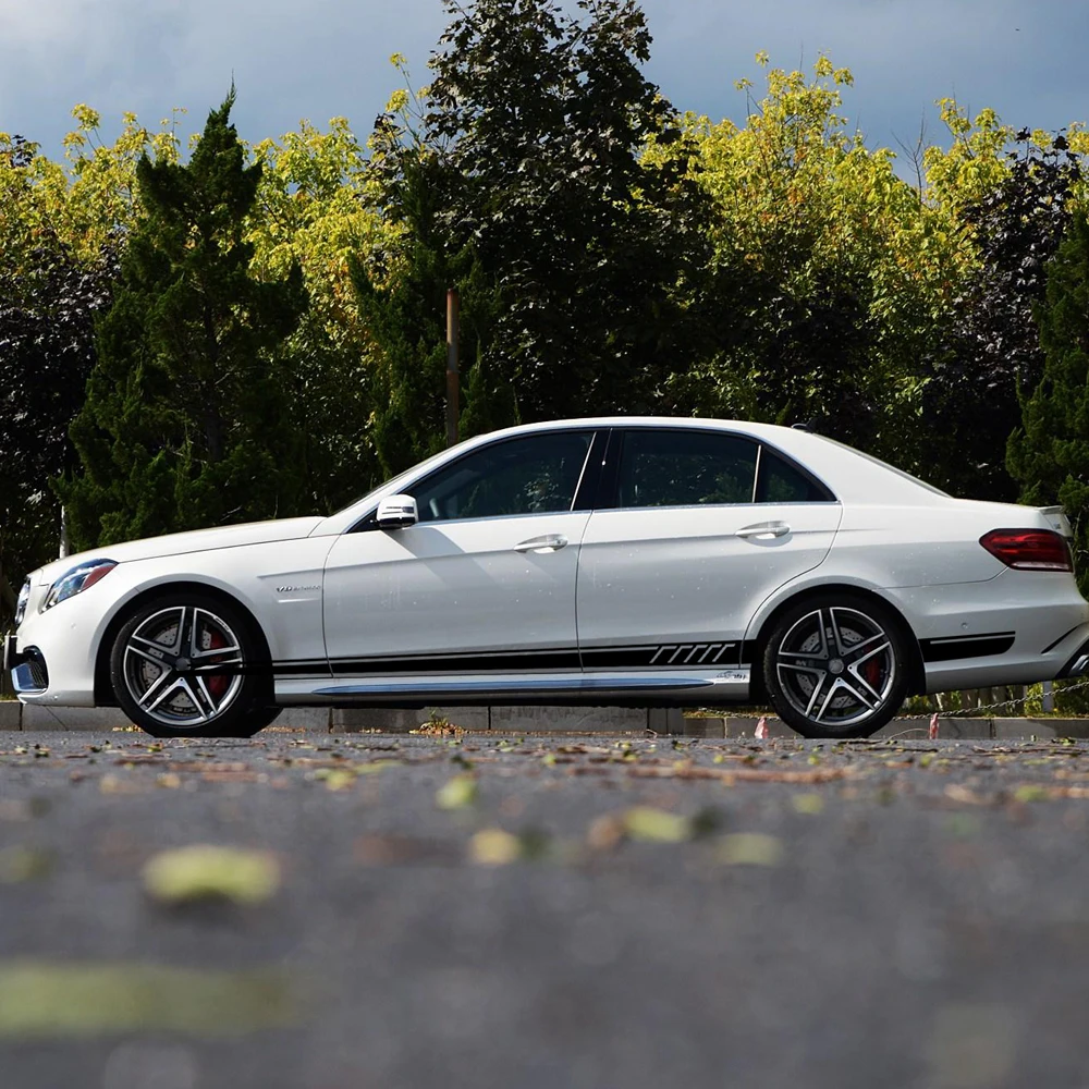 سباق الباب الجانب تنورة المشارب ملصقا الطوق 507 نمط صائق لمرسيدس بنز الفئة E W212 E63 e250 e200 e300 e350 e320 AMG