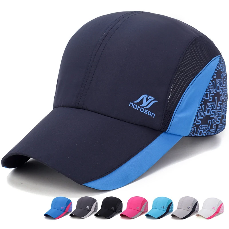 Running Cap Men Mesh Breathable Baseball Golf Cap Visor Women Sport Cap