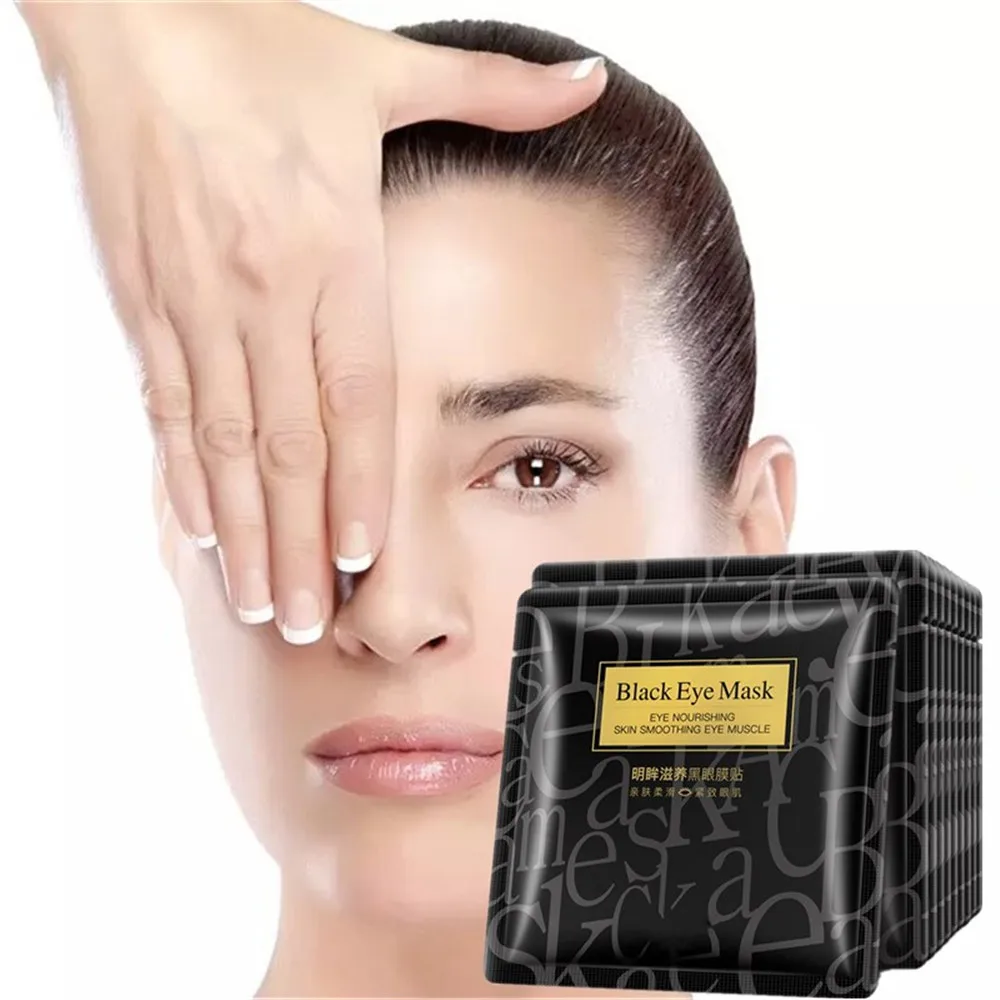 

Wholesale Hyaluronic Acid Black Eye Mask Anti Aging Anti Wrinkles Chrysanthemum Essence eye mssage patch 1 Pcs