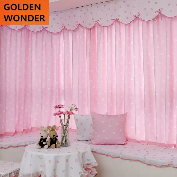 Hot Pink Curtain Mediterranean Style Curtains For Bay Window Hot Pink Curtain Mediterranean Style Curtains For Bay Window Sheer Room Divider Home Decor In From Garden On Aliexpress