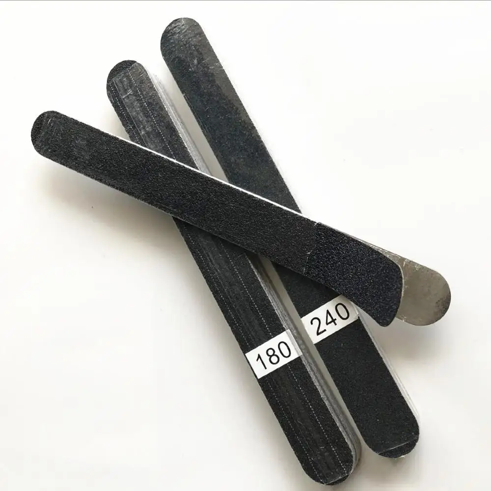 1 шт. металлическая пилка для ногтей с 2 комплектами(40 шт.) Сменные подушечки для ногтей профессиональная пилка съемные подушечки - Цвет: 180  240