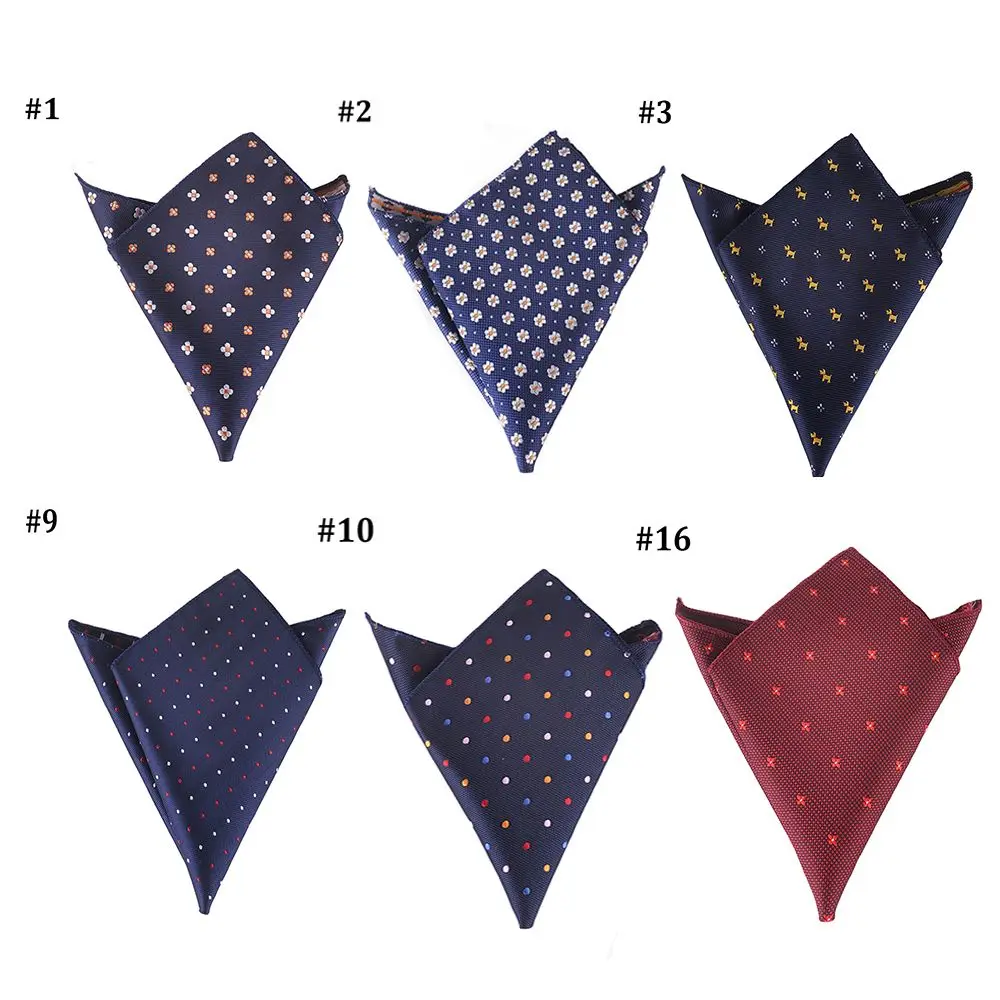 

Fashion Men's Cotton Pocket Square Western Floral Handkerchief for Suit Pocket Wedding Business Pocket Square Chest Towel
