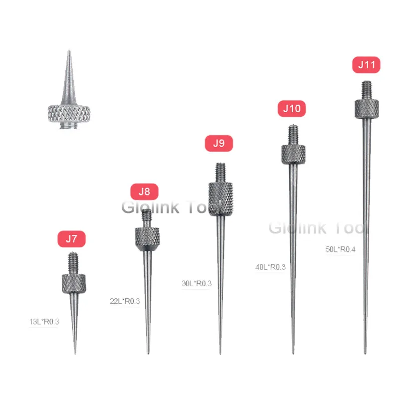 M2.5 나사 바늘 직경 HSS 다이얼 테스트 표시기 접점 뾰족한 바늘 다이얼 표시기 도구 부품 10mm 20mm 45 도