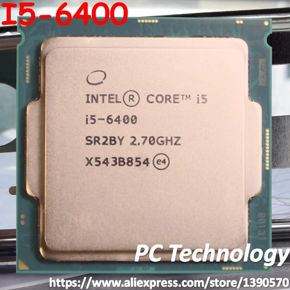 Оригинальный процессор Intel Core 6400 I5 четырехъядерный 2 7 ГГц Кэш память 6 Мб LGA1151