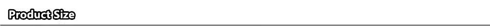 Product Size