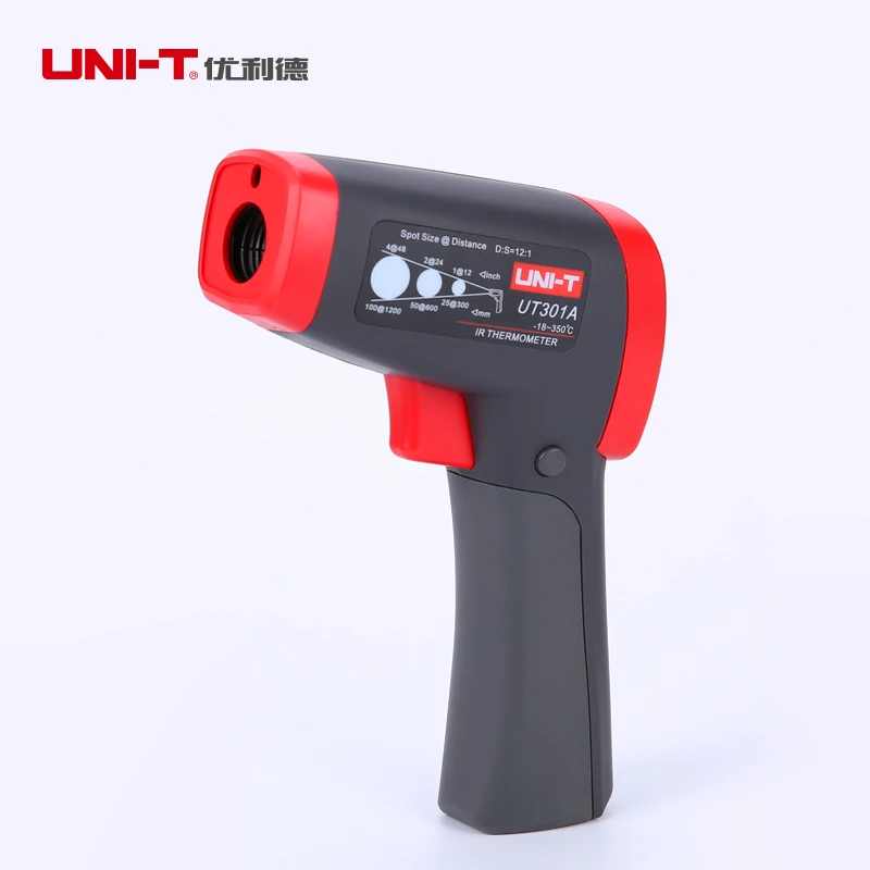 Uni-t UT301A 12:1 de pistola de Laser infravermelho IR termometro-18~ 350 Цельсия/0~ 662 Фаренгейт