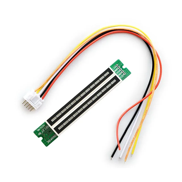 Dual 12 Led Stereo Level Indicator Agc Amplifier Volume Spectrum Dual 12 Led Stereo Level Indicator Agc Amplifier Volume Spectrum Display Vu Meter Lamps Light Gob
