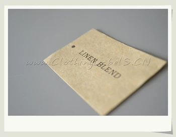 

custom clothing hang tags, craft paper, made as custom design with logo printing.