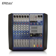 Audio Mixer Console W8000T6 Professional Mixer Audio Amplifier Sound Processor 6 Channel USB