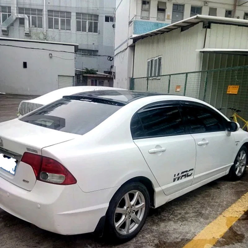 Для Honda Civic 2006 2007 2008 2009 2010 2011 спойлер Высокое качество abs пластик задний украшение в виде хвостового крыла для Honda Civic