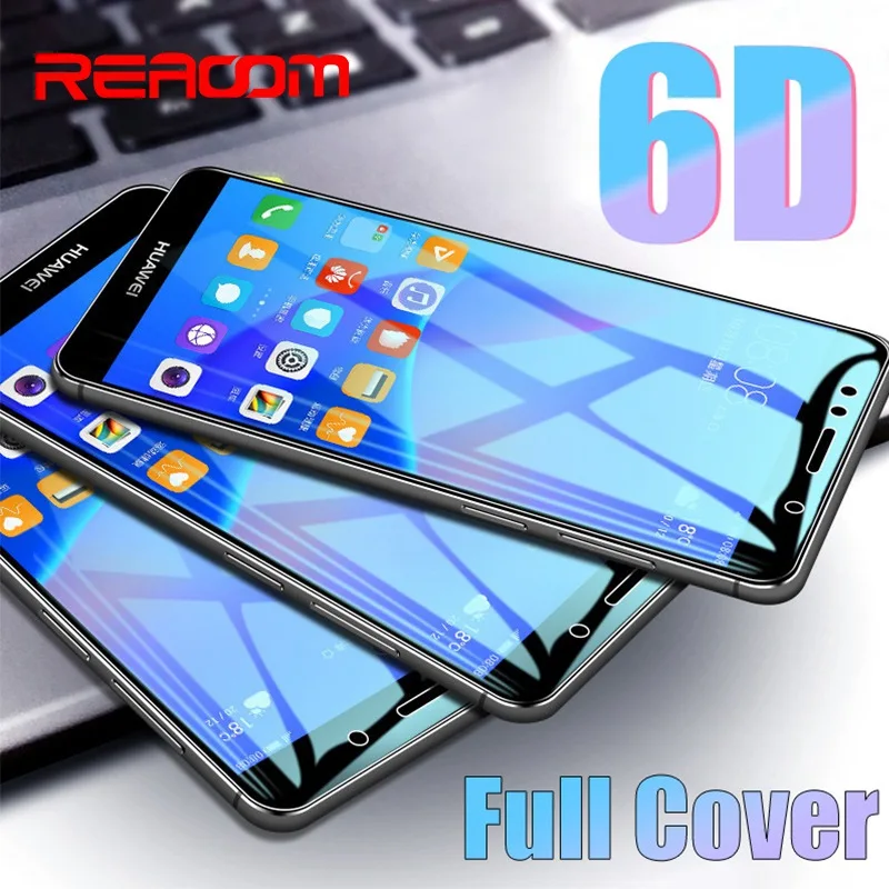 6D закаленное стекло для Huawei Honor 9 Lite 7X 8X 8C 7A Защита экрана Nova 3i 3 Y6 2018 Y9 P20 Pro Mate 20 10 |