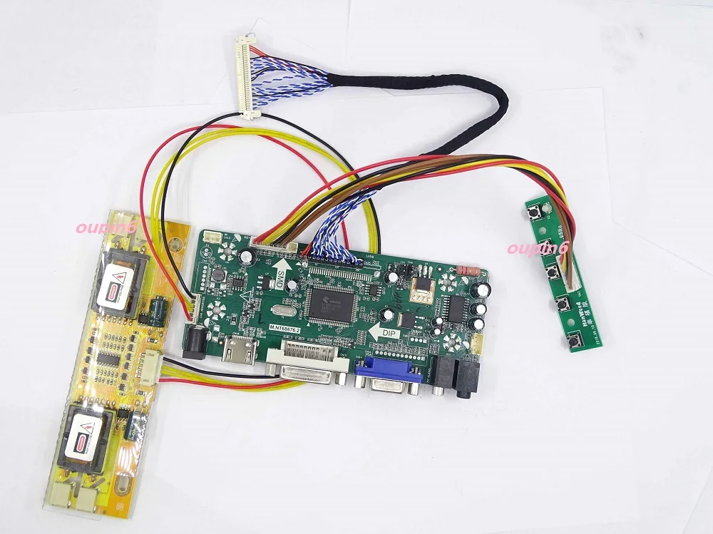  Controller board 4 CCFL lamps kit For M190EG02 V0/M190EG02 V1 1280*1024 19