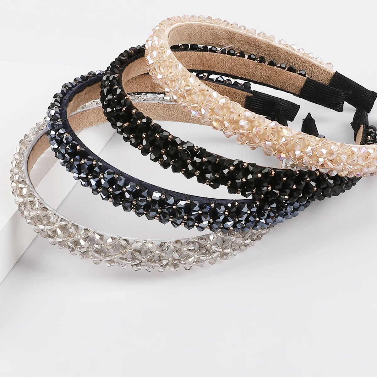 Women Girls Headwear Bling Rhinestone Crystal Headband Hairband Hair Accessories