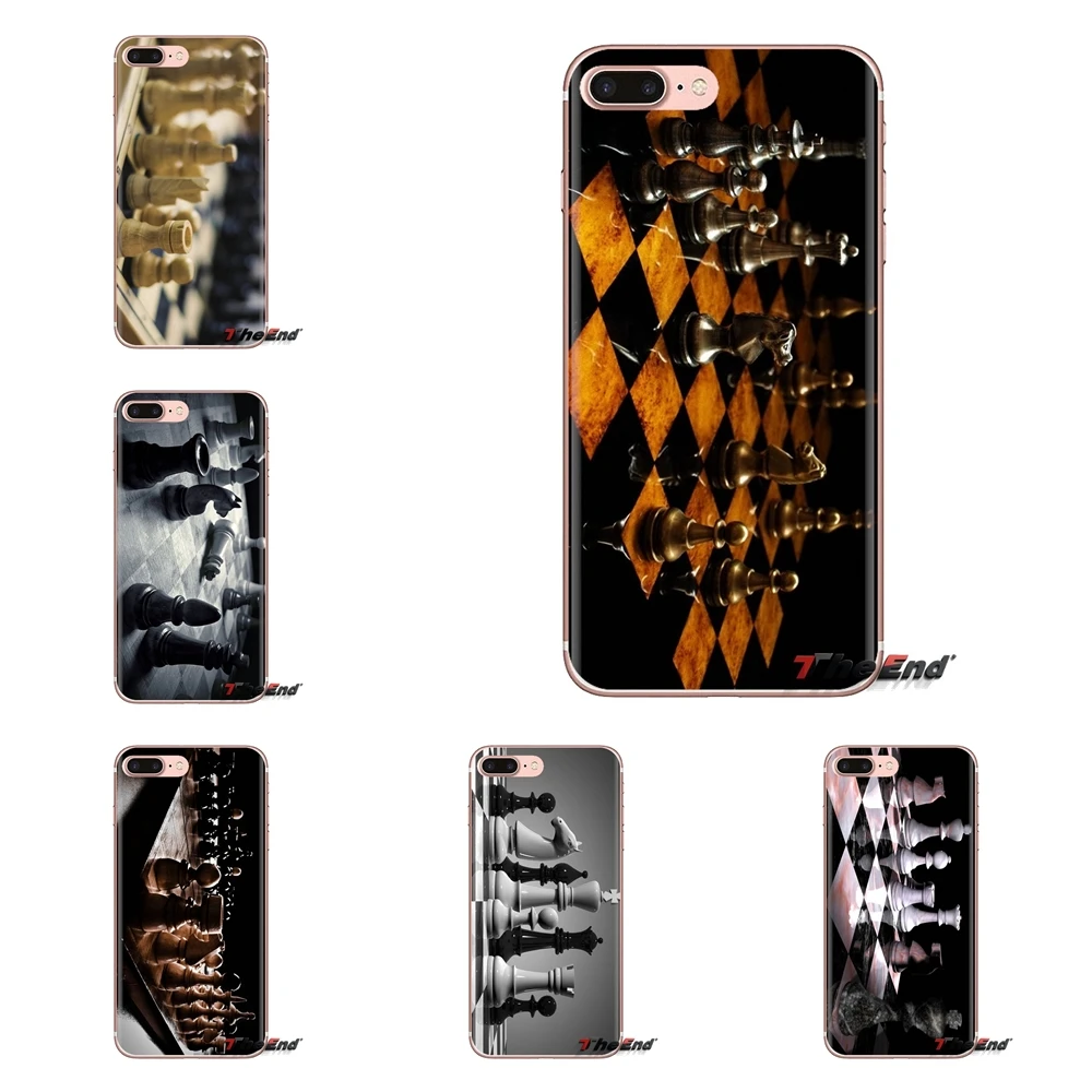 

Soft Transparent Shell Covers For Huawei Mate Honor 4C 5C 5X 6X 7 7A 7C 8 9 10 8C 8X 20 Lite Pro Chess Pieces and Chess Board