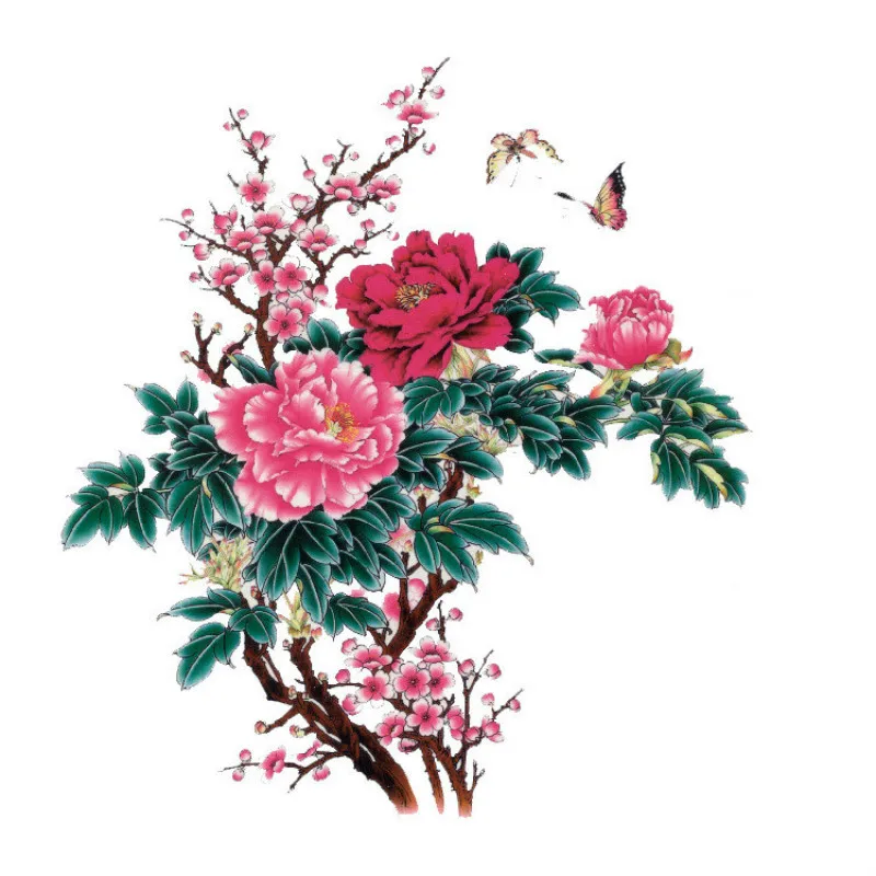 Grande à Prova Flor de Lótus Arte na Volta Tamanho Dlarge Água Tatuagem Temporária Peônia Ameixa Lobo Peixe Corpo Tatto Adesivos Flash Tatuagens Falsas 8 Beleza e saúde