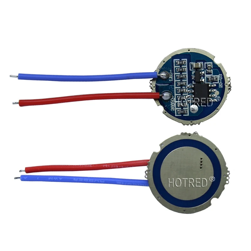 50 шт. cree xml led XPL xml2 T6U2 драйвер 17 мм 20 3 4 2 в 2.2A 5 Режим светодиодный 7 В батарея для CREE XM
