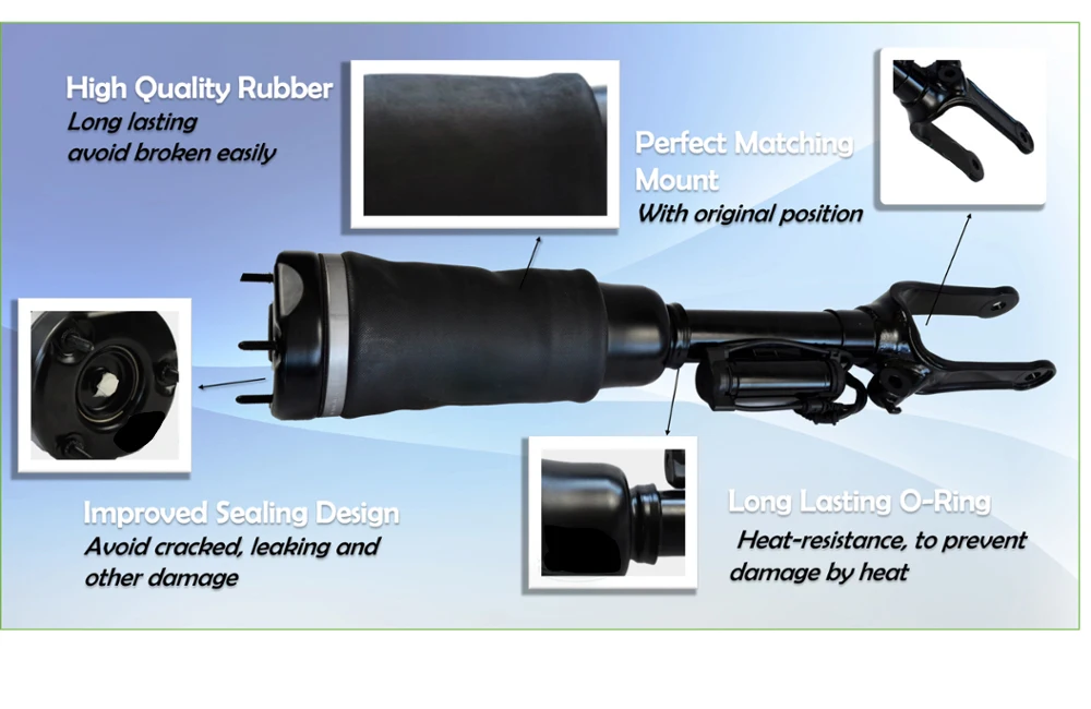 Для mercedes w251 R63 AMG R350 R320 4matic спереди R/L с датчиком воздушные амортизаторы подвески пружина стойка в сборе 2513203113