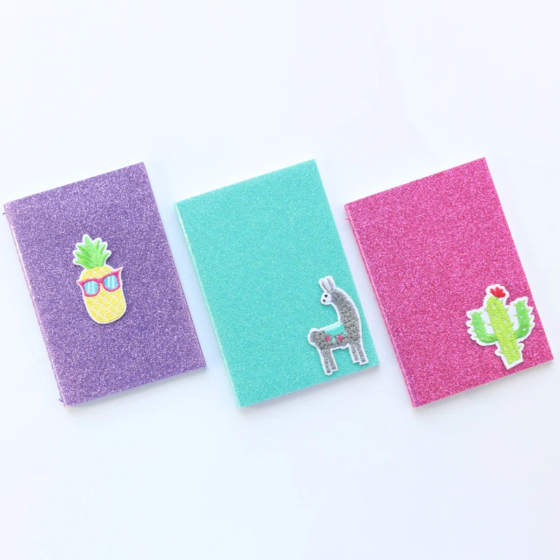 

Cute kawaii portable pearl light school student cartoon line composition notebook stationery supplies,A7 mini travelers notebook