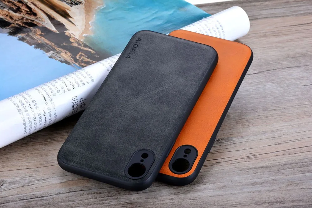 Case for iPhone XR X XS 11 12 Pro Max Mini SE 2020 6 6S 7 8 Plus funda cover Luxury Vintage leather Skin phone case coque capa best iphone se case