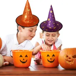 6 шт ведьмины колпаки; маскарадный костюм волшебника для взрослых и детей Косплэй костюм аксессуары декор для Хэллоуина, вечеринки